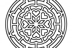 Mandala to color zen relax free 16